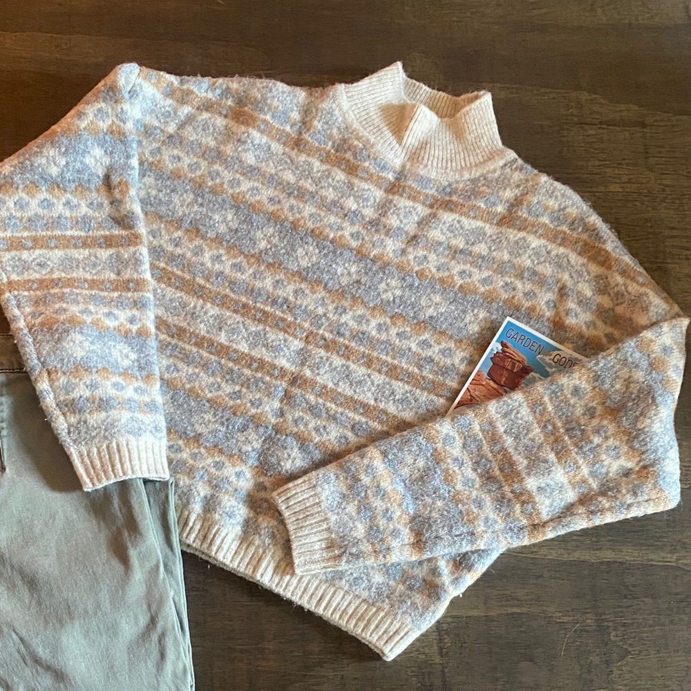 London Kaye Cozy Nordic Patterned Sweater